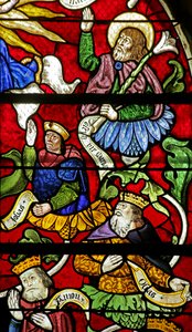 Window depicting Tree of Jesse: Kings and Prophets